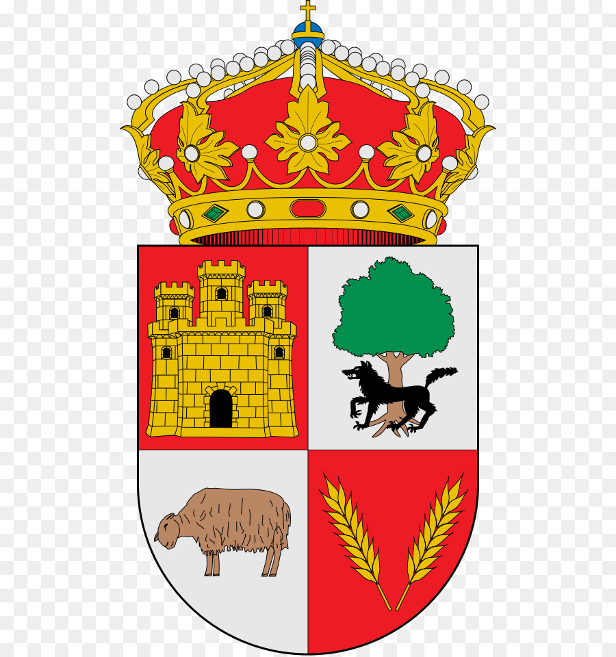 Wappenschild Alameda de la Sagra Villalpardo Heraldry Blazon - 
