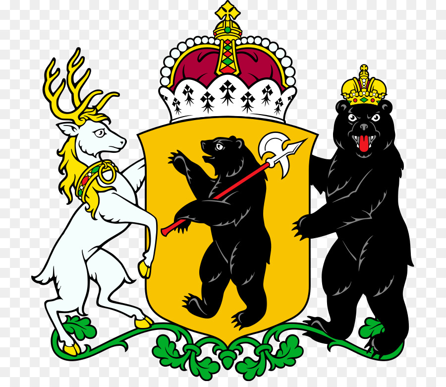 Wappen der Oblast Jaroslawl Oblast von Russland Mologa - 