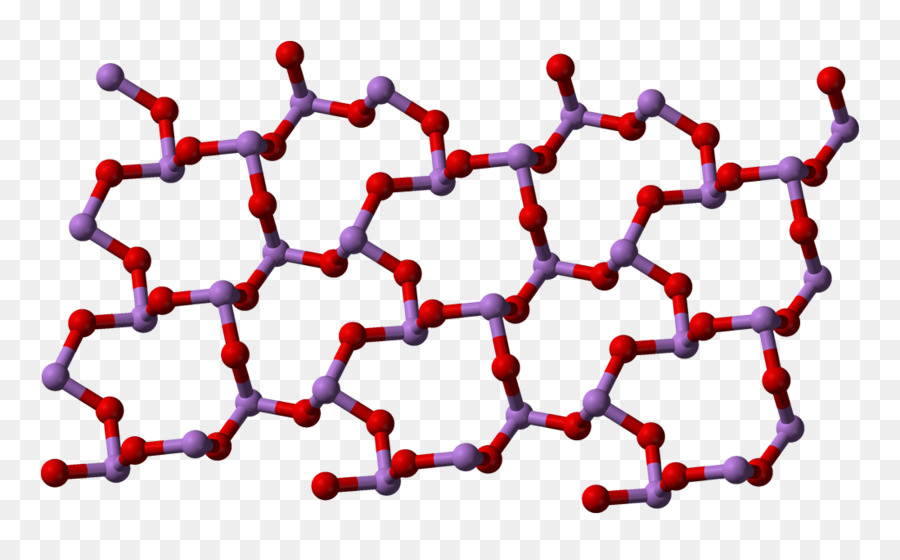 Arsen-Trioxid Claudetite Punkt-Dreieck - Dreieck