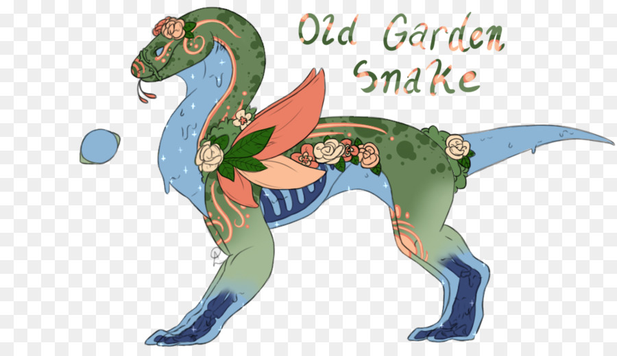 Illustrazione Di Cartone Animato Fauna Animale Dinosauro - comune giarrettiera serpente
