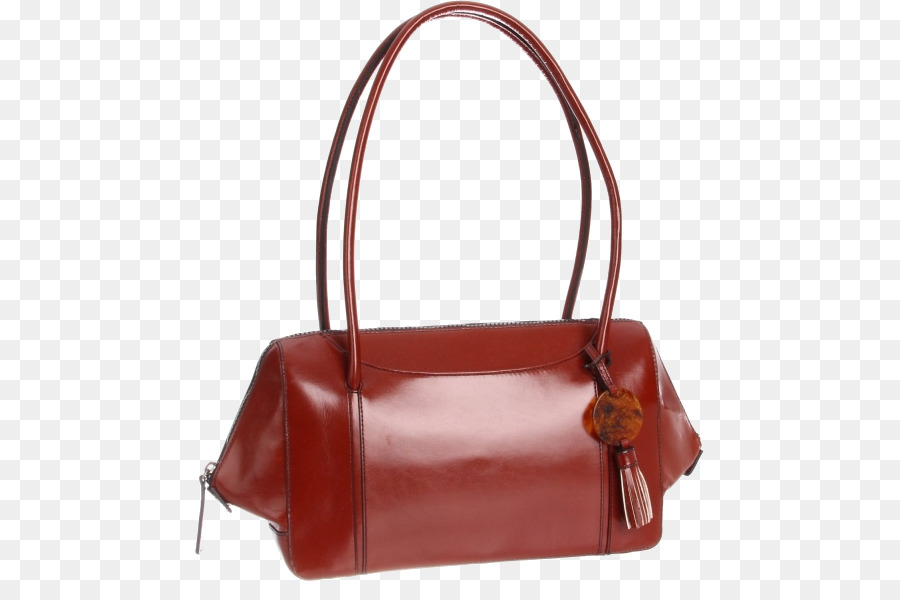 Handtasche Schultertasche M Leder-Produkt ROT.M - 