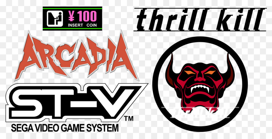 Grafica vettoriale del Logo Thrill Kill arte Digitale Font - 