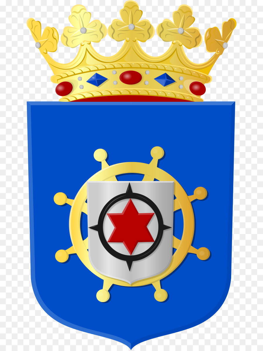 Wappen von Bonaire Sint Eustatius Nord-Holland Flagge von Bonaire - 