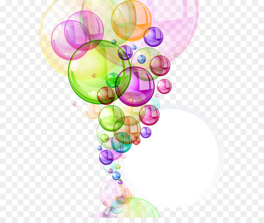 Vektor-Grafik-Farbe der Seifenblase Stock Fotografie - Seifenblasen-Bokeh