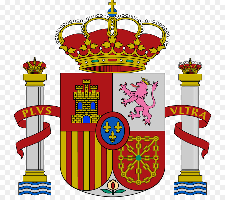 Wappen von Spanien-Flag, Spanien-Plus-ultra - spanien spanien juni 2012