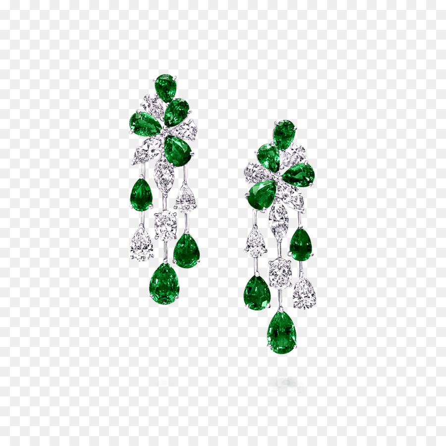 Bông Tai Ảnh Kim Cương Đồ Trang Sức Emerald - đồ trang sức