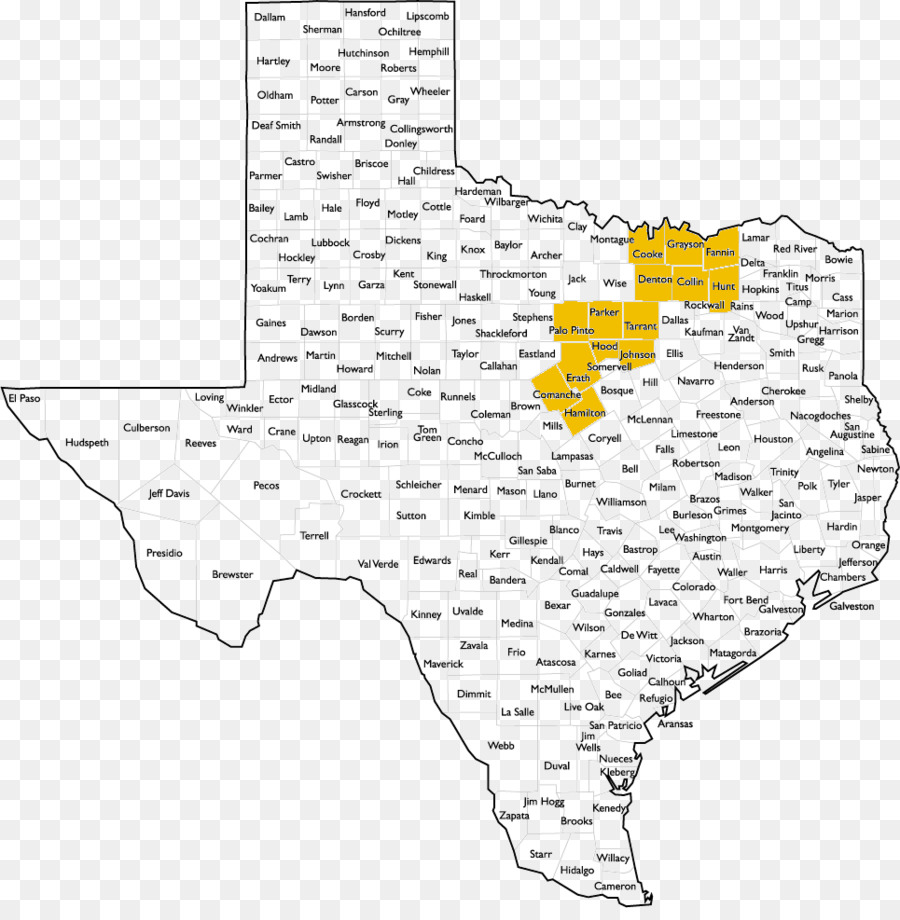Orange County, Texas-Midland Concho County, Texas, San Angelo Chambers County, Texas - Stadt