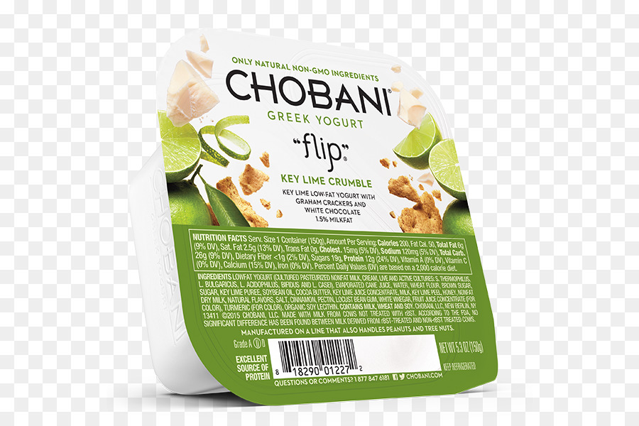 Crumble di Chobani Flip Mandorle Coco Loco e Yogurt Chobani Flip a Basso contenuto di Grassi Yogurt greco - farina di mandorle sbriciolate