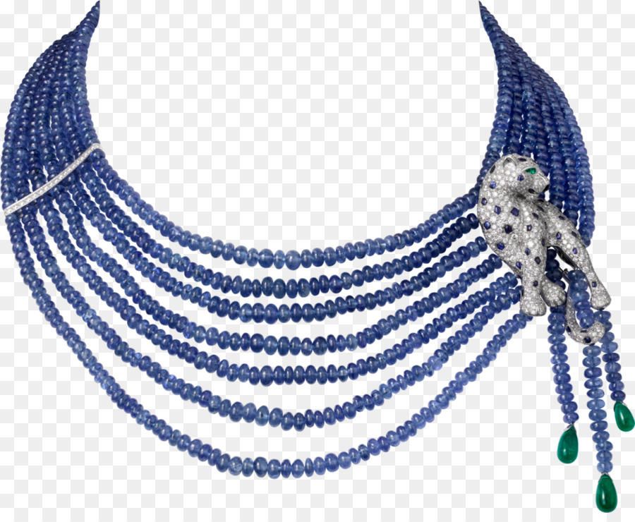 Halskette Schmuck Cartier Smaragd Perle - Diamant Klee Halskette