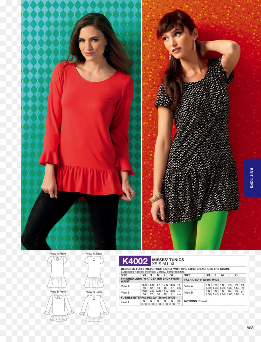 Kwik-Sew Pattern Co., Inc. T-shirt Nähen Pullover - Tunika Nähen Muster