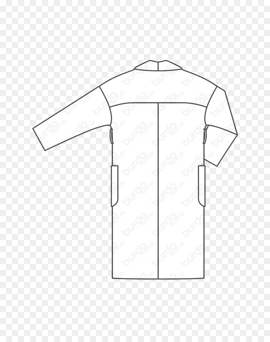 T-shirt Collo Manica Collo del Prodotto - disegno posteriore