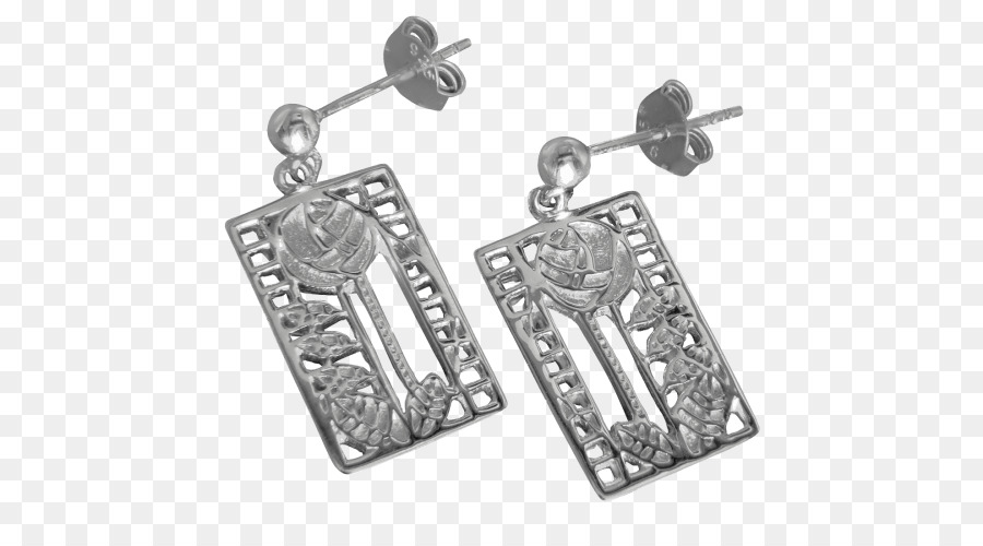 Ohrring-Anhänger Silber Symbol Schmuck - 