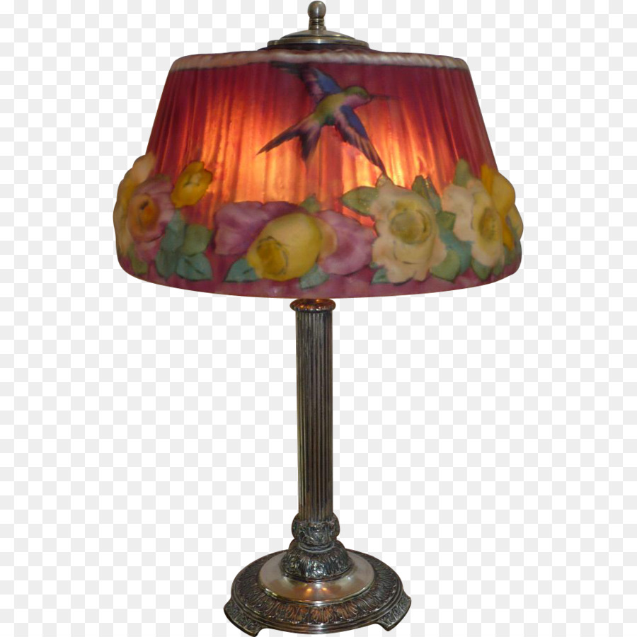 Beleuchtung Orange S. A. - Bemalte Lampe
