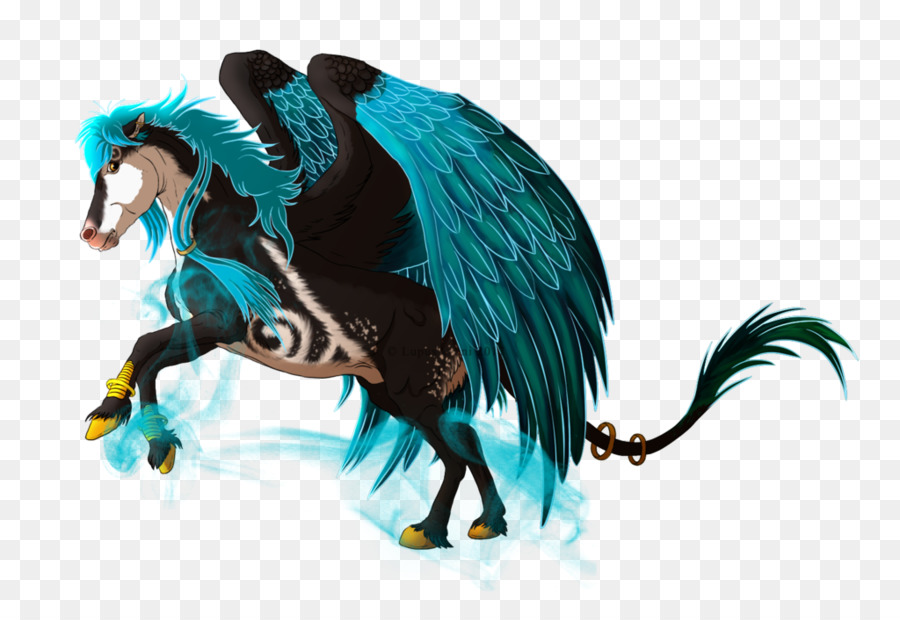 Pferd Illustration Microsoft Azure Feder Legendäre Kreatur - Pferd