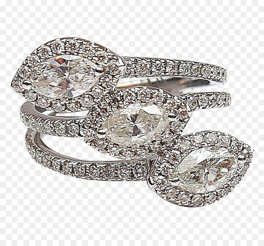 Orecchino Gioielli Con Diamanti In Oro - anello