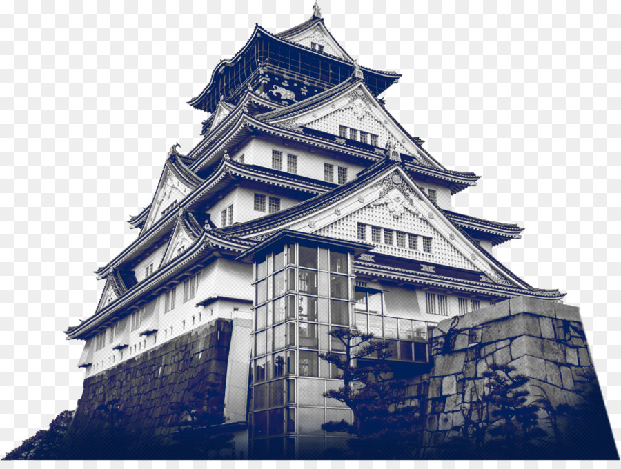 Castello Di Osaka Gokurakubashi Ponte Castello Di Nagoya Immagine - castello