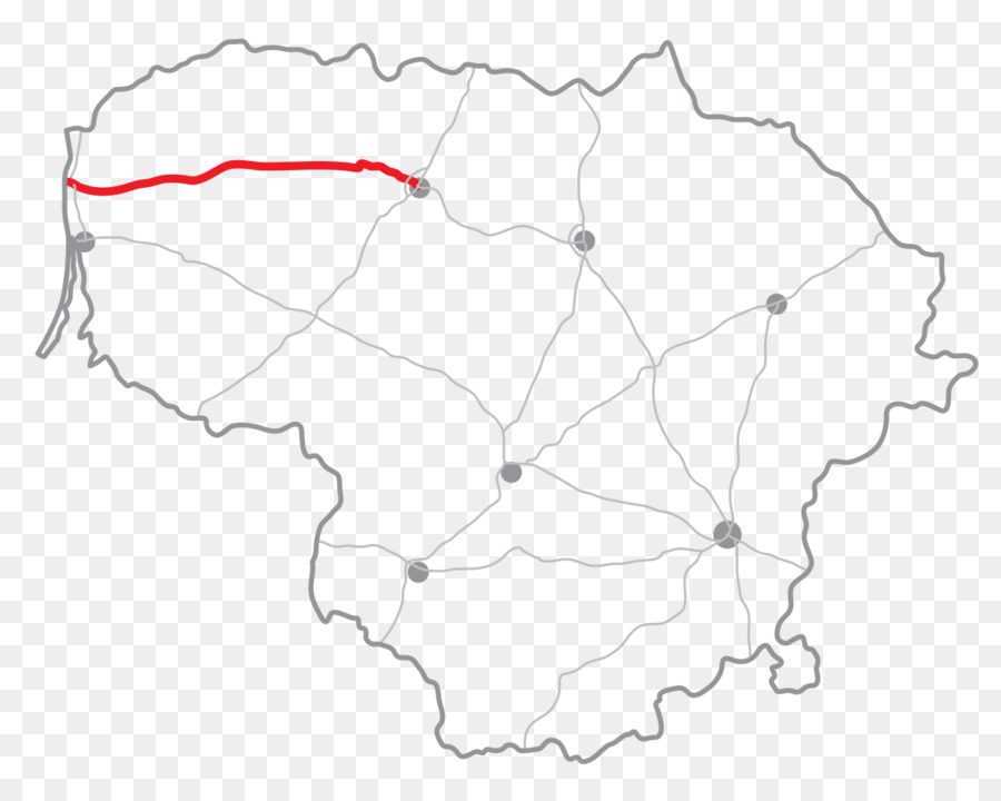 Autobahn A1 Vilnius Straße Schiene Verkehr der Autobahn A6 - Straße