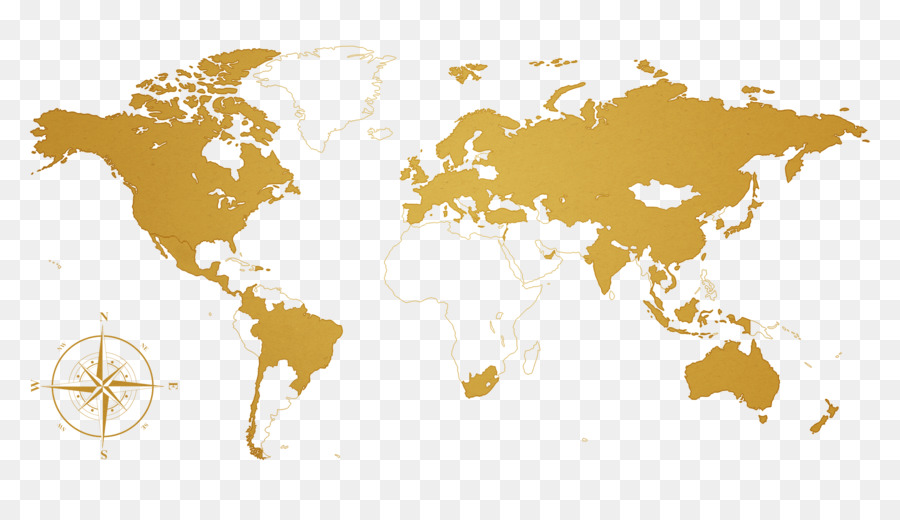 Mappa del mondo di grafica Vettoriale Mondo - mappa del mondo