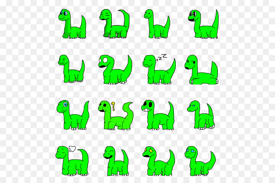 Dinosaur Adesivo LINEA di Clip art Collo - Dinosauro