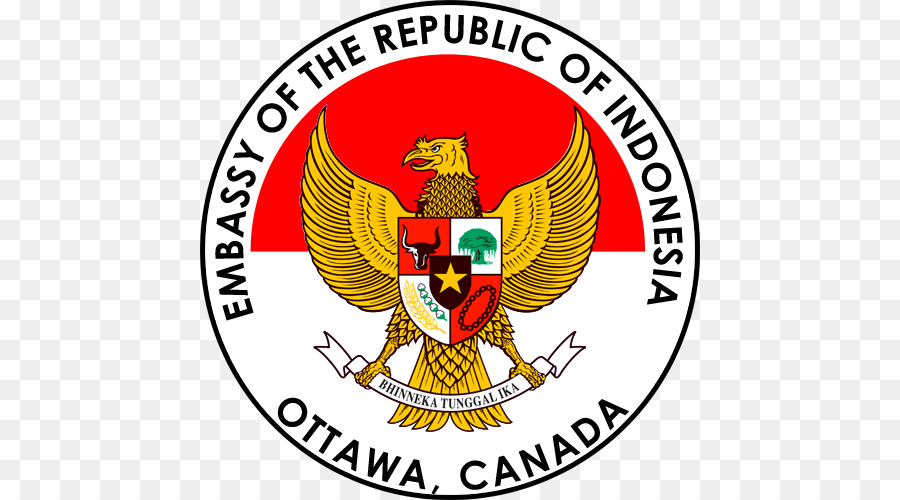 Nationales emblem von Indonesien-Garuda Indonesien Botschaft von Indonesien - Botschaft