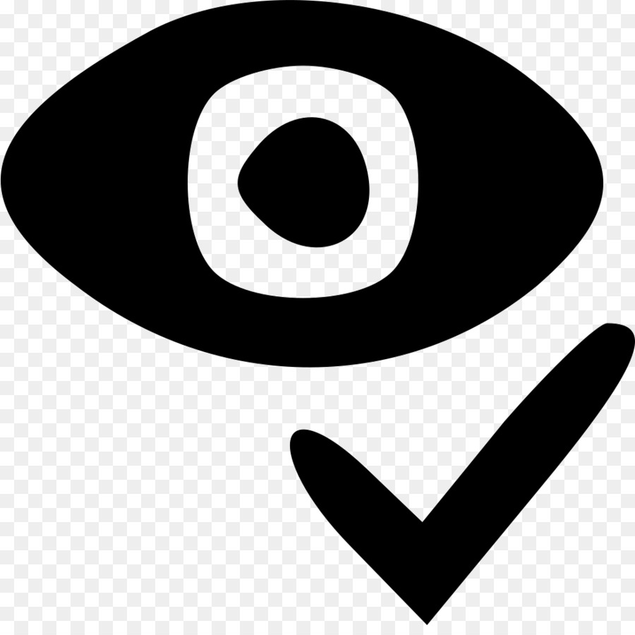Clip-art-Linie der Marke Logo Punkt - Augen check