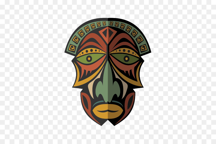 Tradizionali maschere Africane grafica Vettoriale di fotografia Stock - Africa
