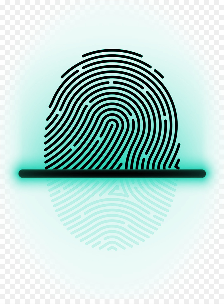 Scanner di impronte digitali di Smartphone Immagine touch screen - controllo biometrico