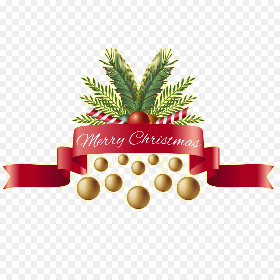 Babbo Natale, Natale, Giorno di Natale, decorazione albero di Natale Adesivo - La cucina italiana