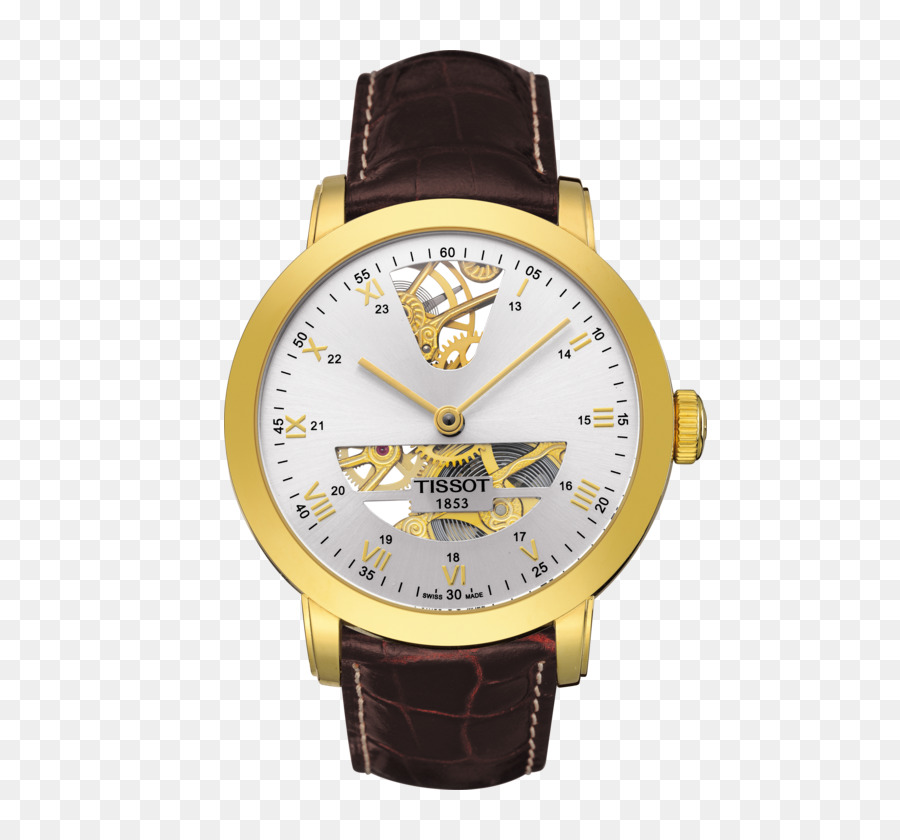 Tissot T-Complicazione Squelette Scheletro orologio Tissot PRC 200 Cronografo - giallo cinturino