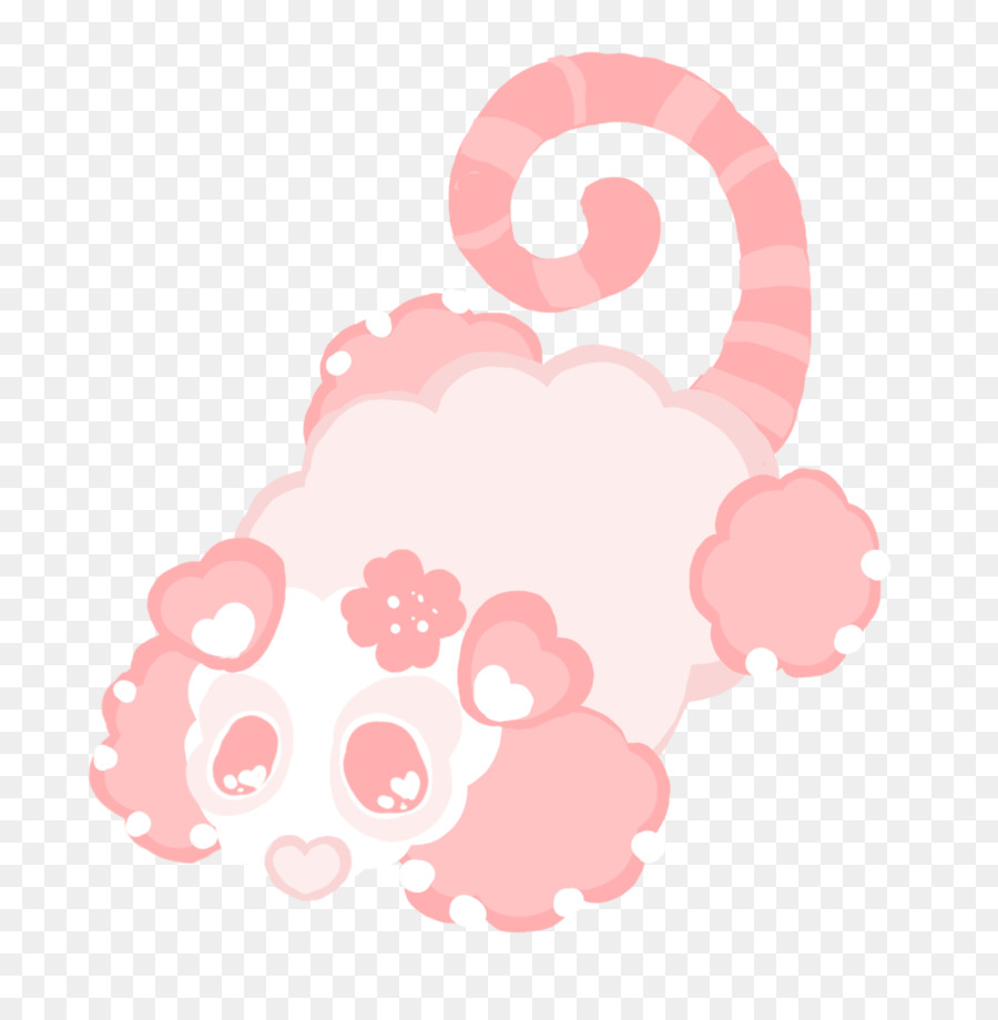 Produkt-Schrift-Muster-Pink M - Opossum