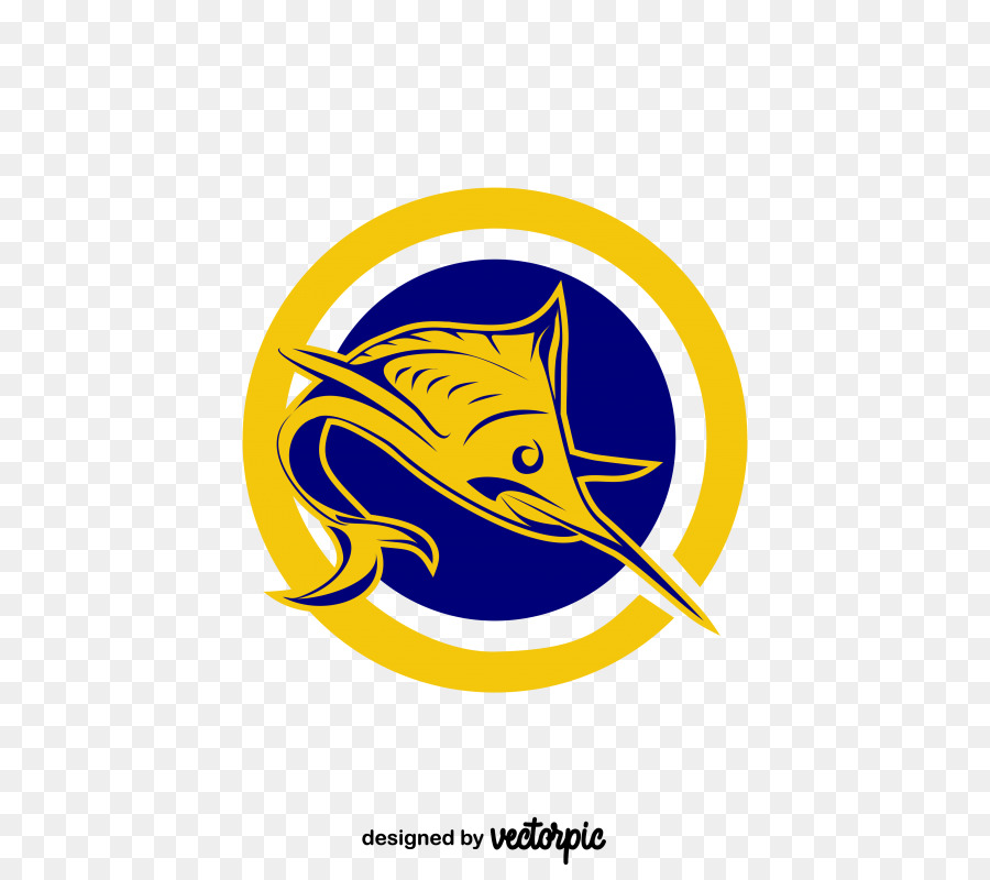Logo Illustrazione Pesca Al Marlin Design - pesca