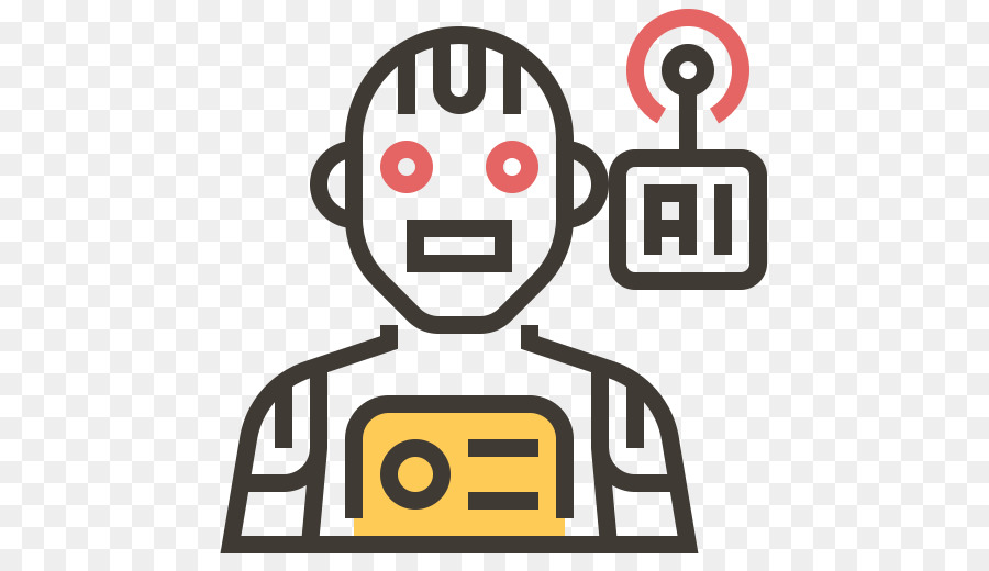 Icone di Computer di Robotica, intelligenza Artificiale - robot