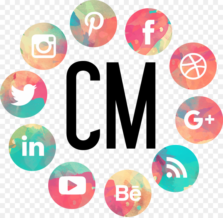 Social media manager comunità Online Logo di Gestione di Marketing - social media
