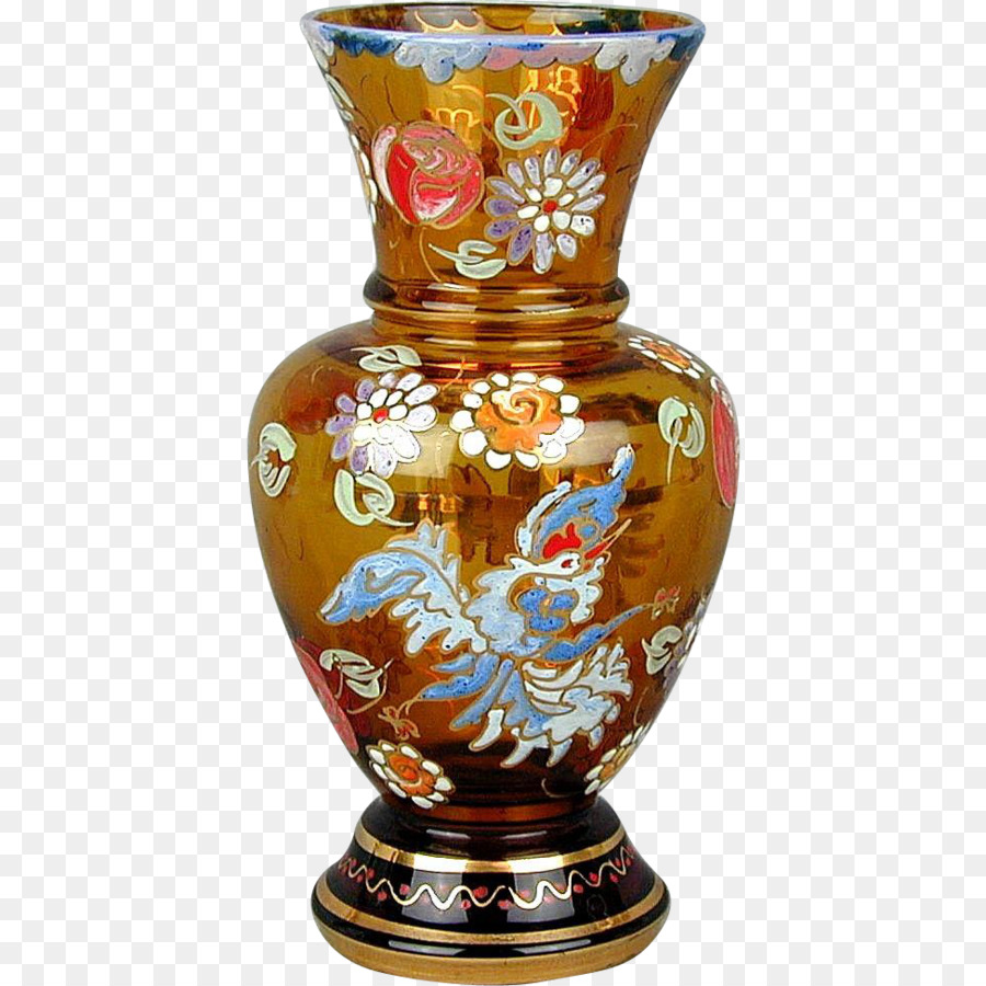 Vase, Glas-Keramik-Urne Porzellan - Vase