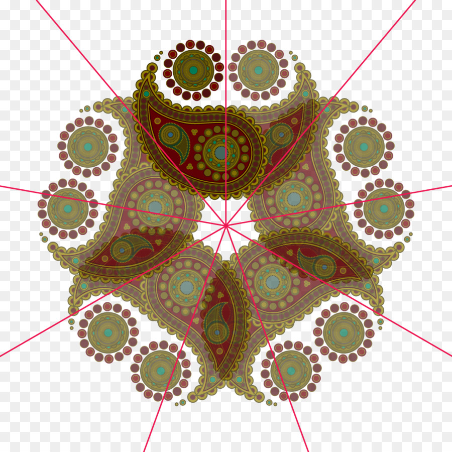 Muster Symmetrie Psd-Blatt-Ornament - beschleunigen ornament