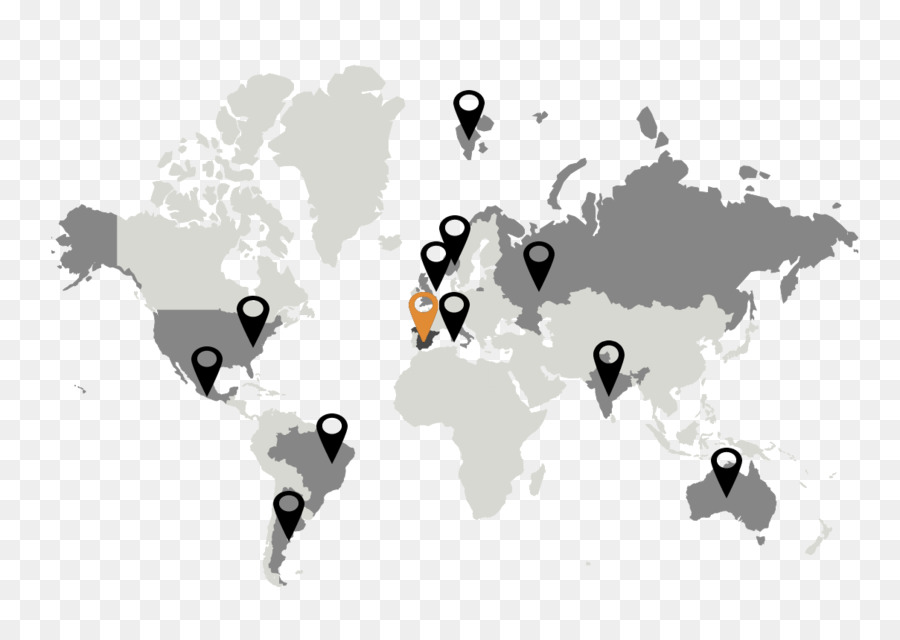 Mondo mappa Mondo della grafica Vettoriale - globo