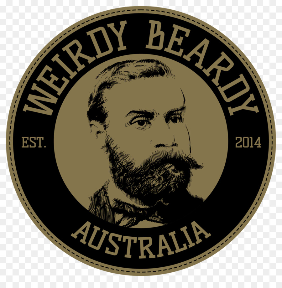 Gesichtsbehaarung Weirdy Beardy BART Buff Logo Schriftart - 