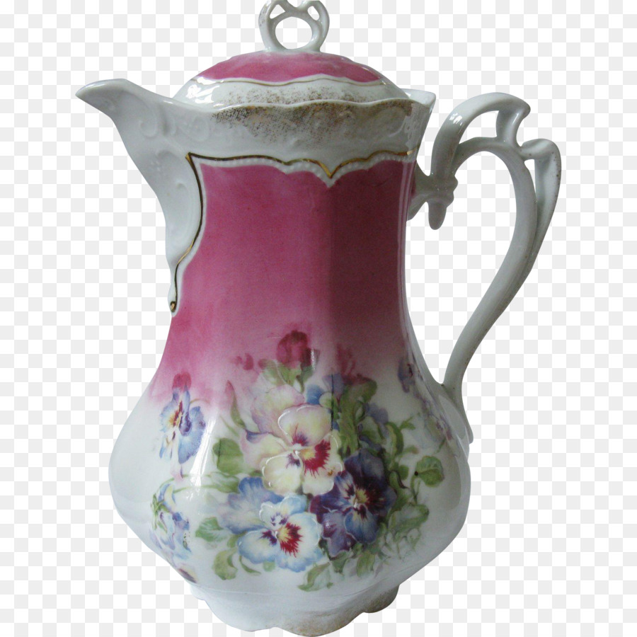 Porzellan Kanne Keramik Teekanne Geschirr - Vase