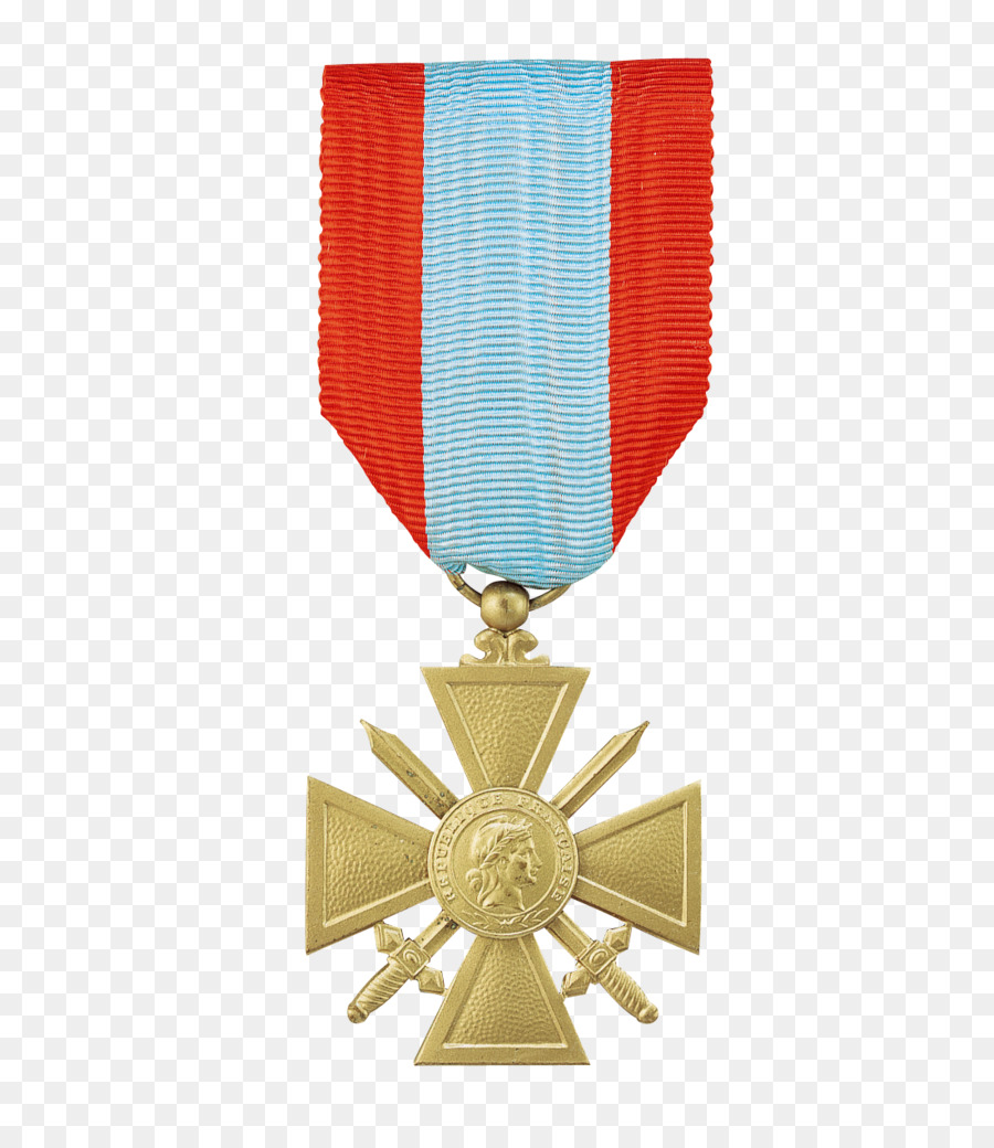 La prima Guerra mondiale, la Croix de guerre Francia Medaglia - Francia