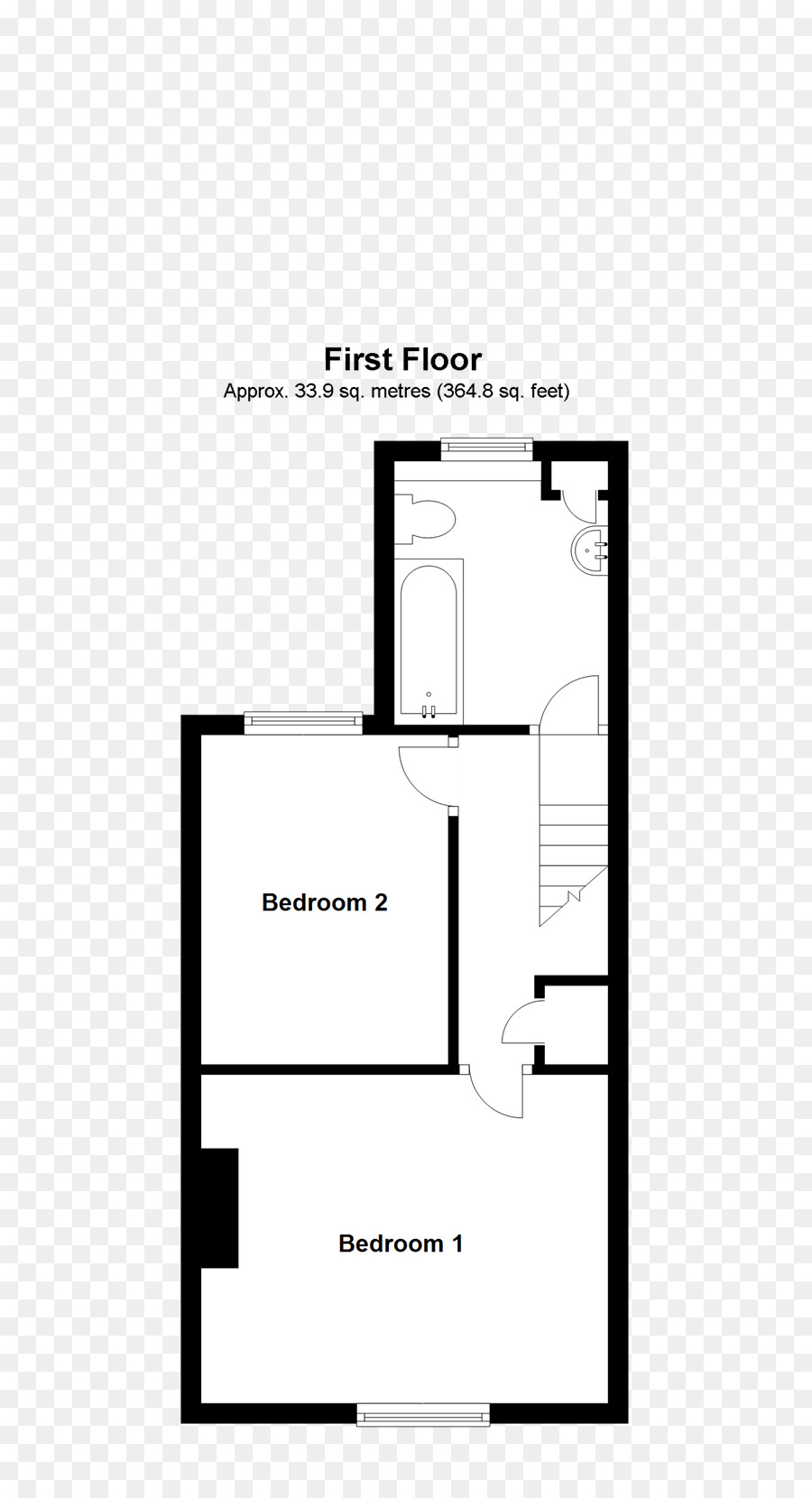 Etagen-plan Stoneybatter Split-level-Haus Keller - Ashford Hospitality Prime