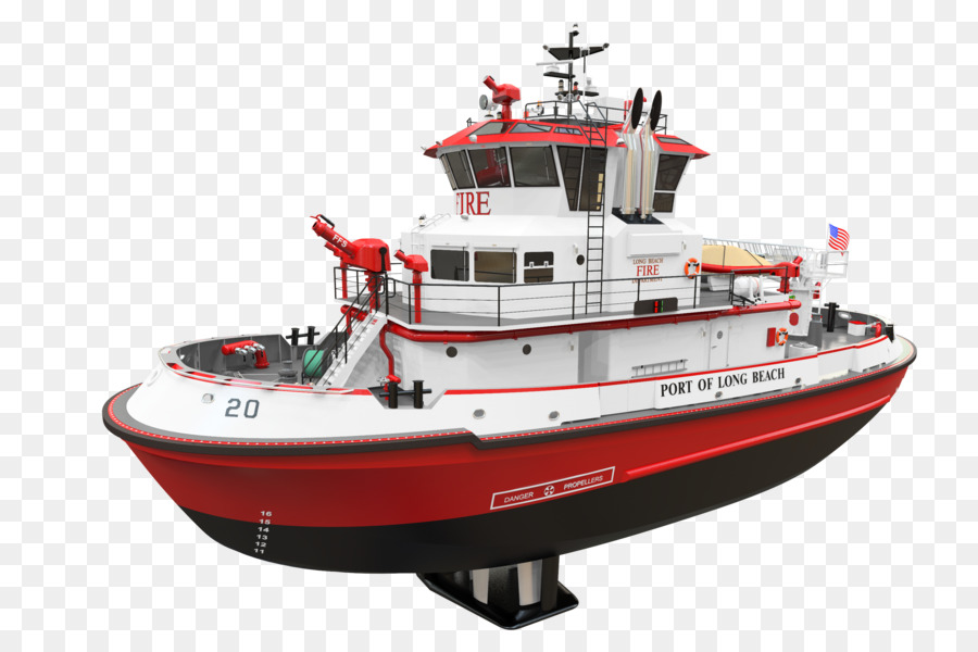 Fireboat Vermessungsschiff Hafen von Long Beach Schiff Protector - Schiff