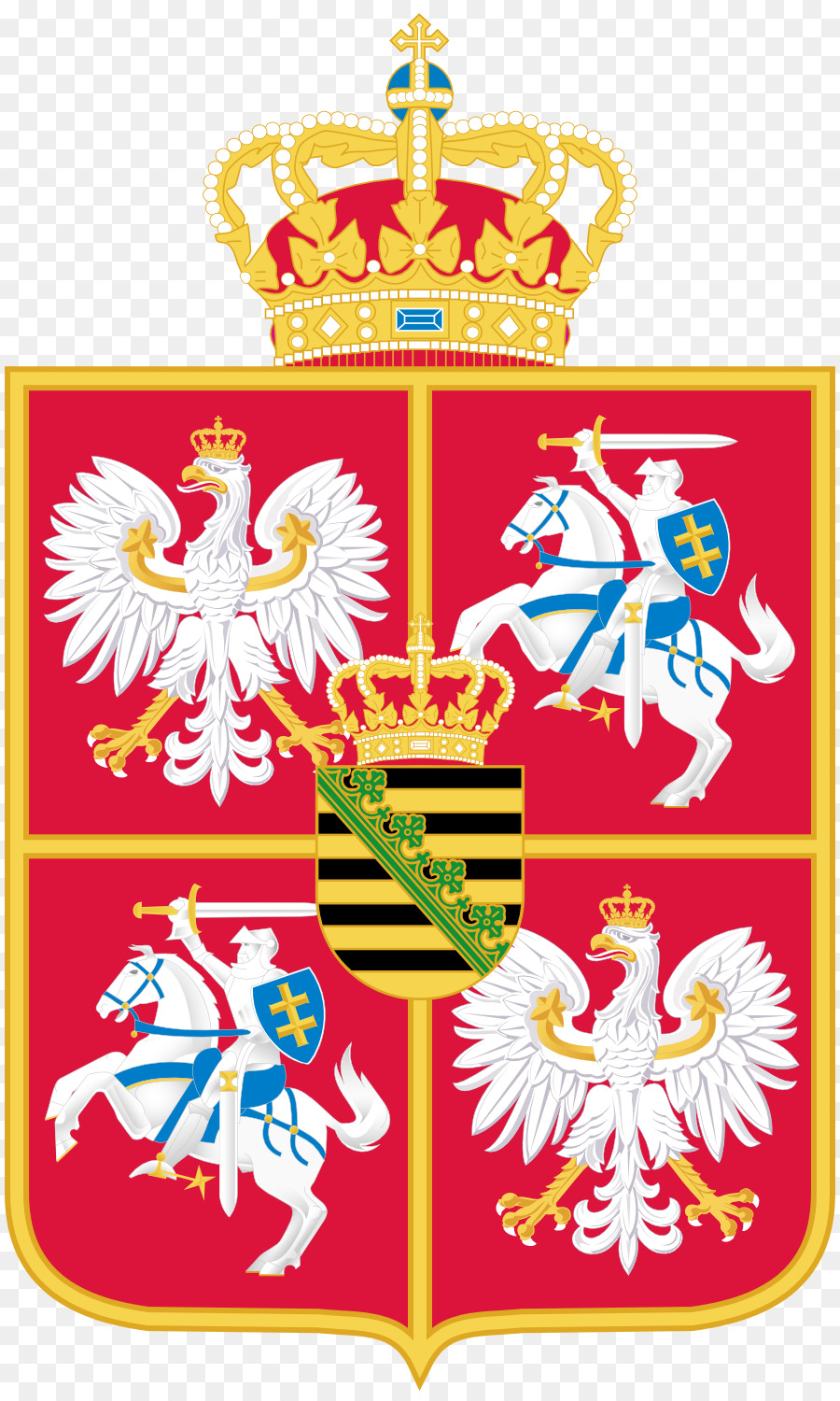 Krone des Königreichs Polen Wappen Polen polnische heraldik - 