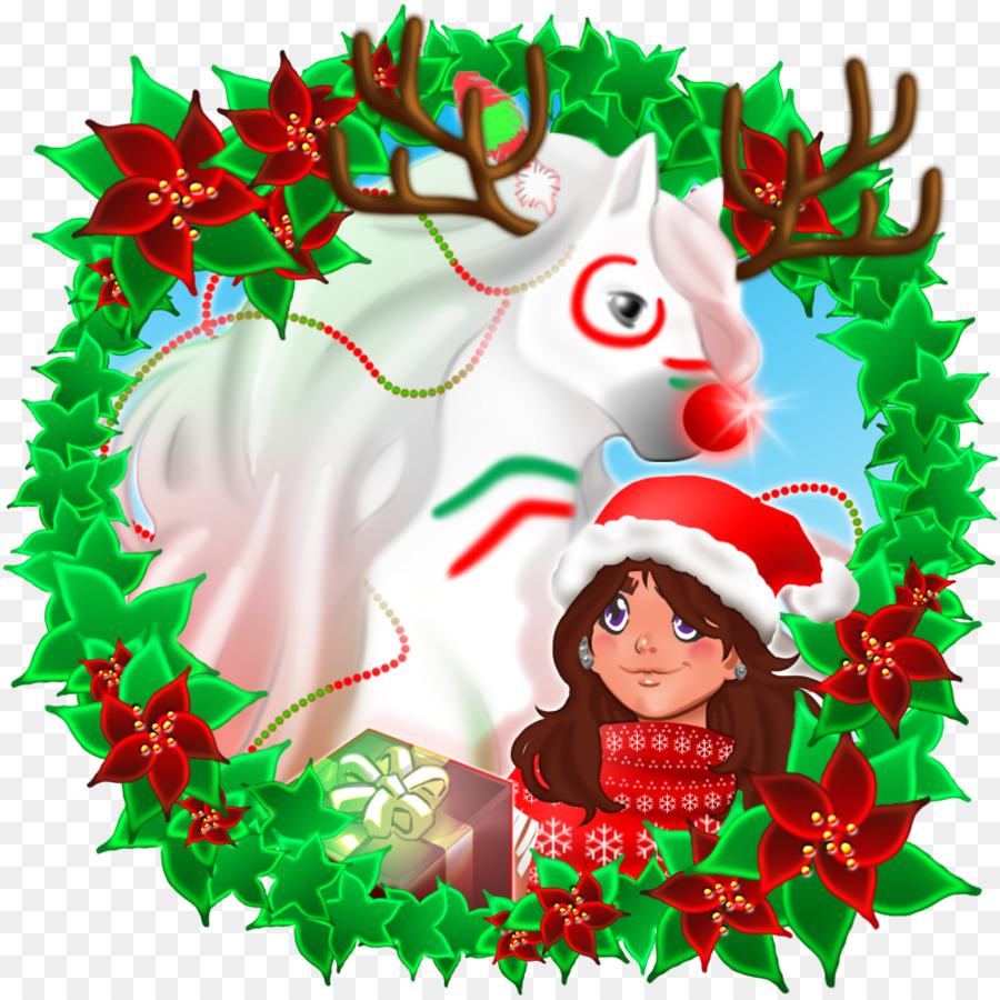 Albero di natale Renna Illustrazione Giorno di Natale Clip art - albero di natale