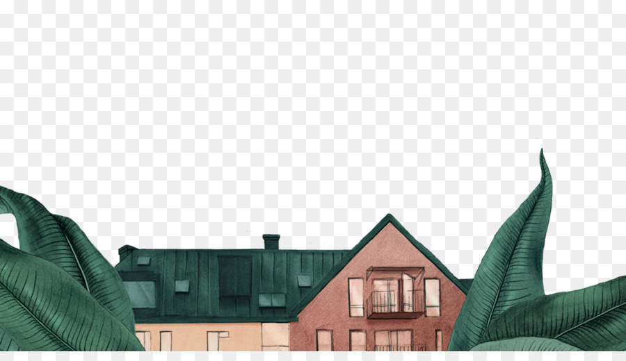 Haus Fassade Dach-Architektur-Eigenschaft - Haus