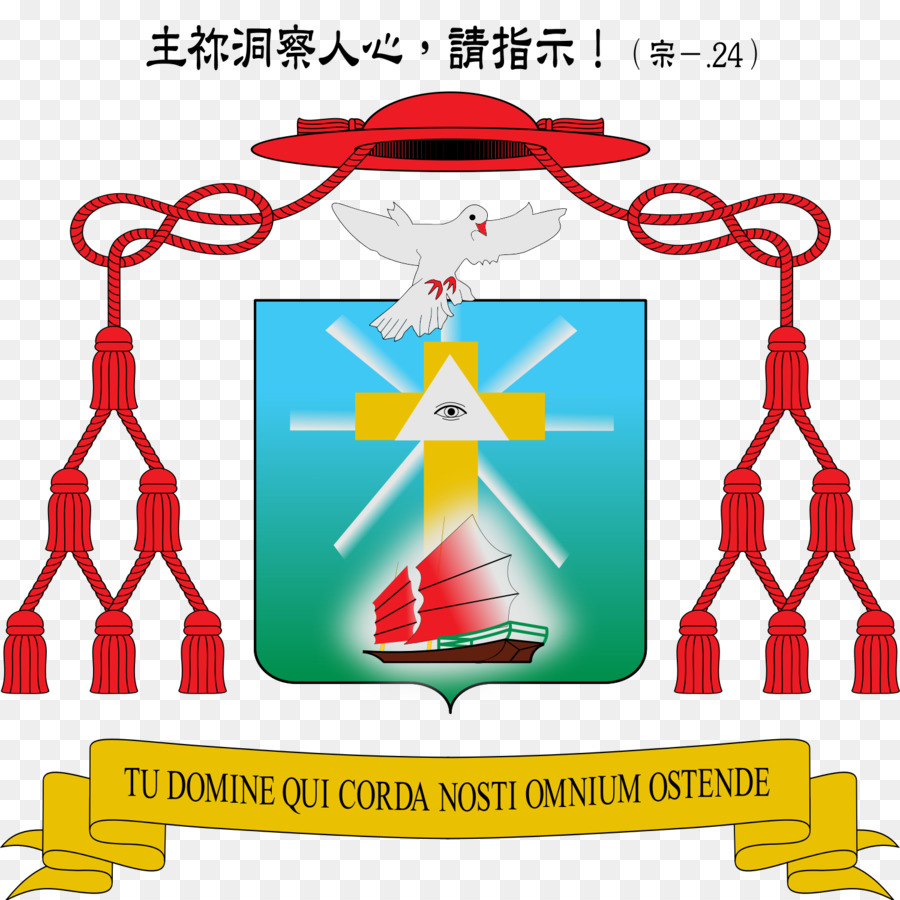Stemma Araldica ecclesiastica Vescovo cattolicesimo Almo Collegio Capranica - Jiangdu