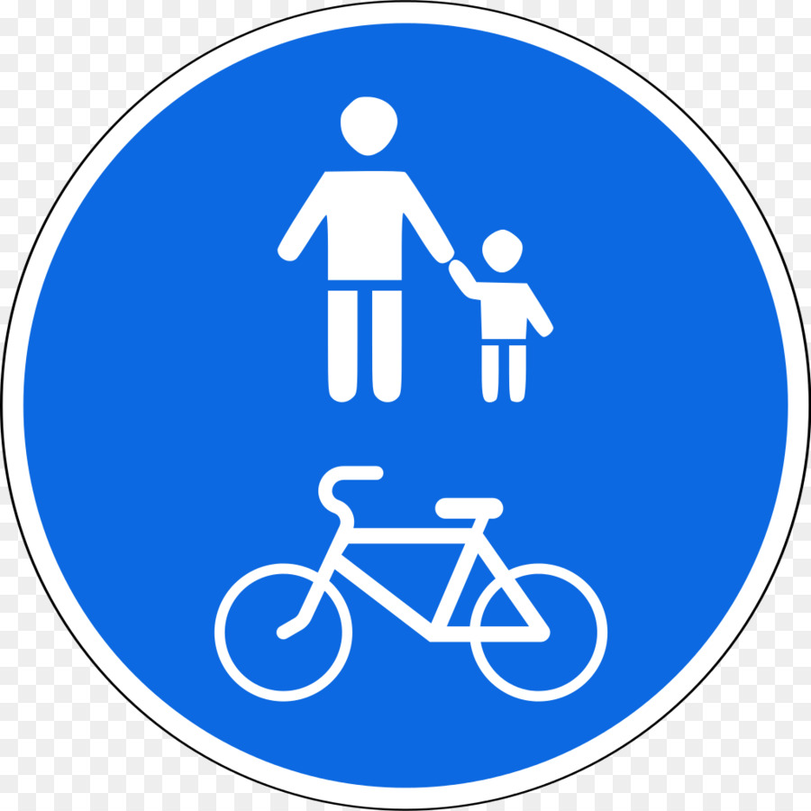 Radweg Fahrrad, Verkehrszeichen, Radfahren - Fahrrad