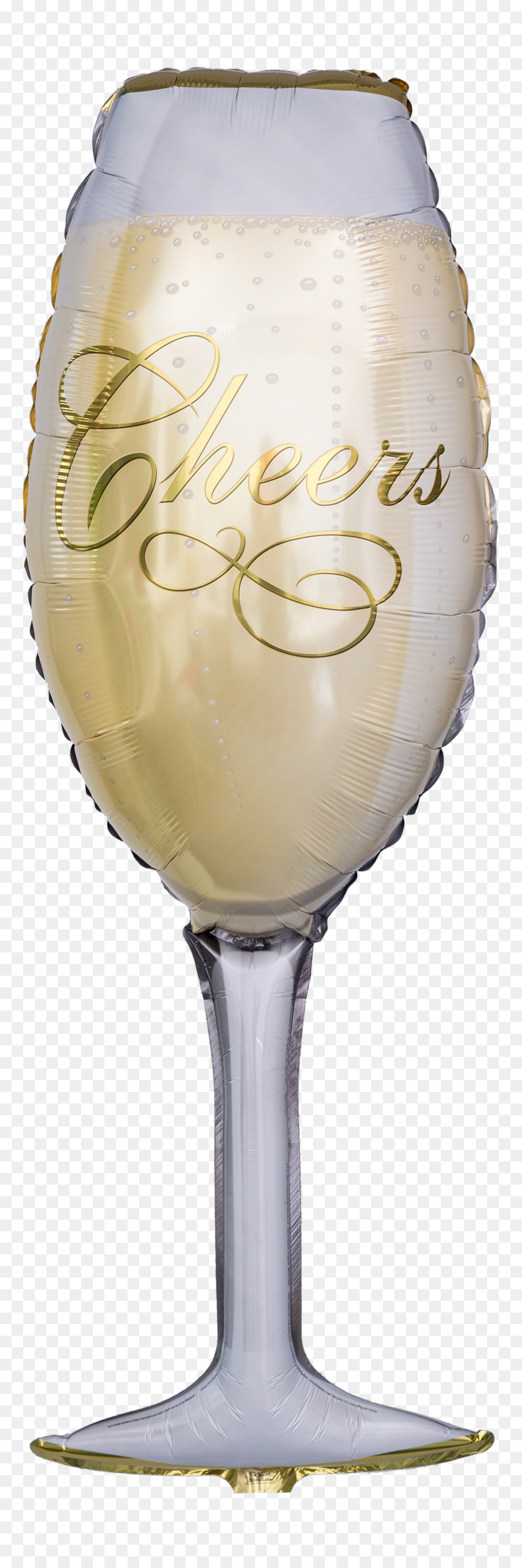 Bicchiere di vino palloncino con un bicchiere di Champagne Palloncino mail - palloncino