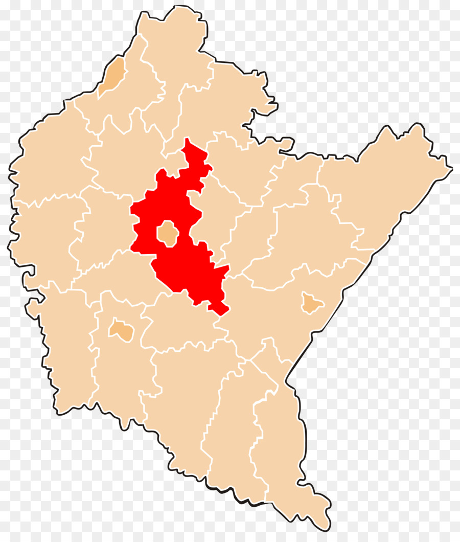 Krosno Mappa Città powiat diritti divisione Amministrativa - 