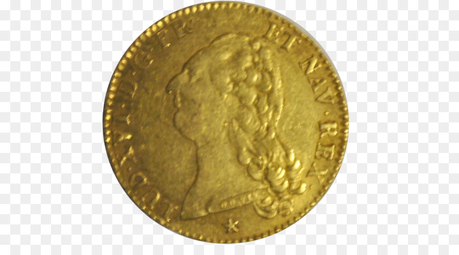 Münze Gold Bronze Messing - Münze