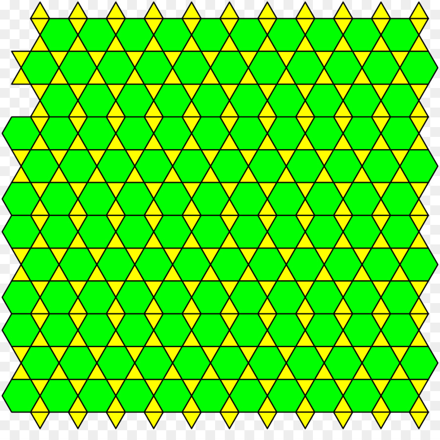 Le segmentazioni e Modelli di Simmetria Linea Trihexagonal piastrelle - linea